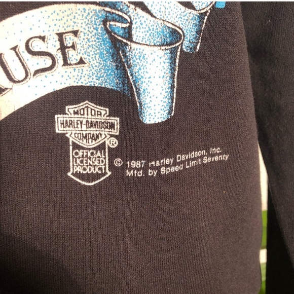 Vintage 1987 Harley Davidson Sweatshirt - Picture 2 of 2